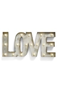'LOVE' LED Marque Sign