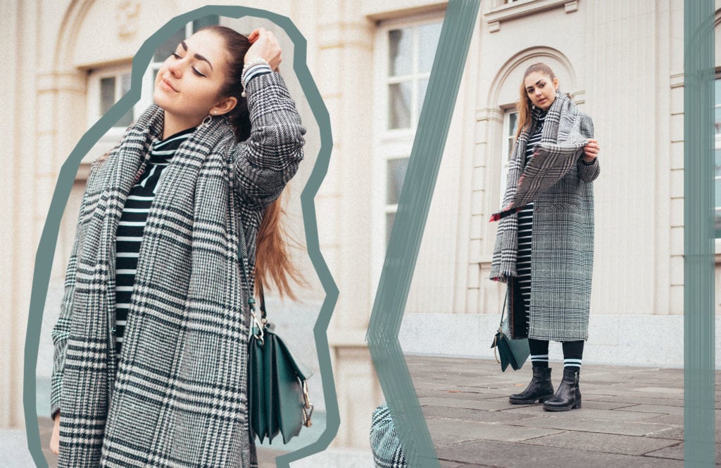Checked-Coat/Chloé-Bag/Oversized-Coat/Outfit/Fashion/Outfitpost/Outfit-Photo/Ankle-Boots